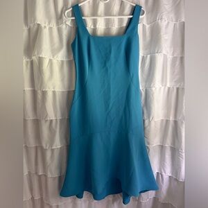 Ann Taylor Blue Sleeveless Dress. Size 0 Regular